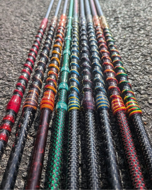 Handcrafted Carbon Fiber 3-Prong Spears
